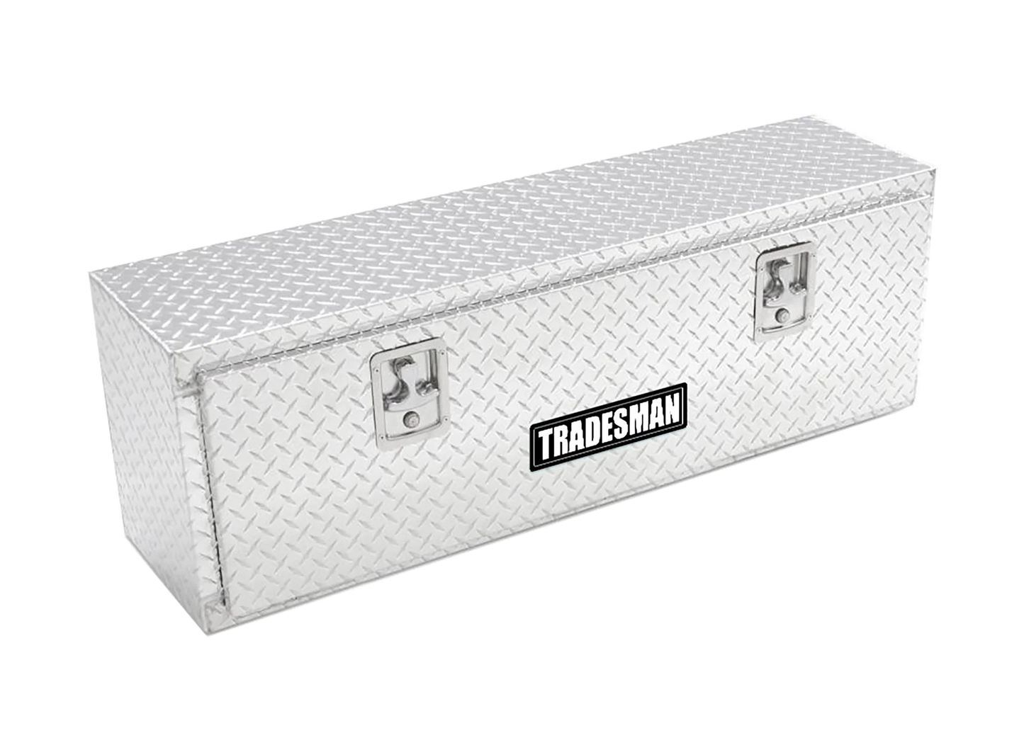 Tradesman 8172T 72 inch brite aluminum top mount L-wing truck box