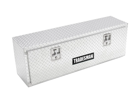 Tradesman 8172T 72 inch brite aluminum top mount L-wing truck box