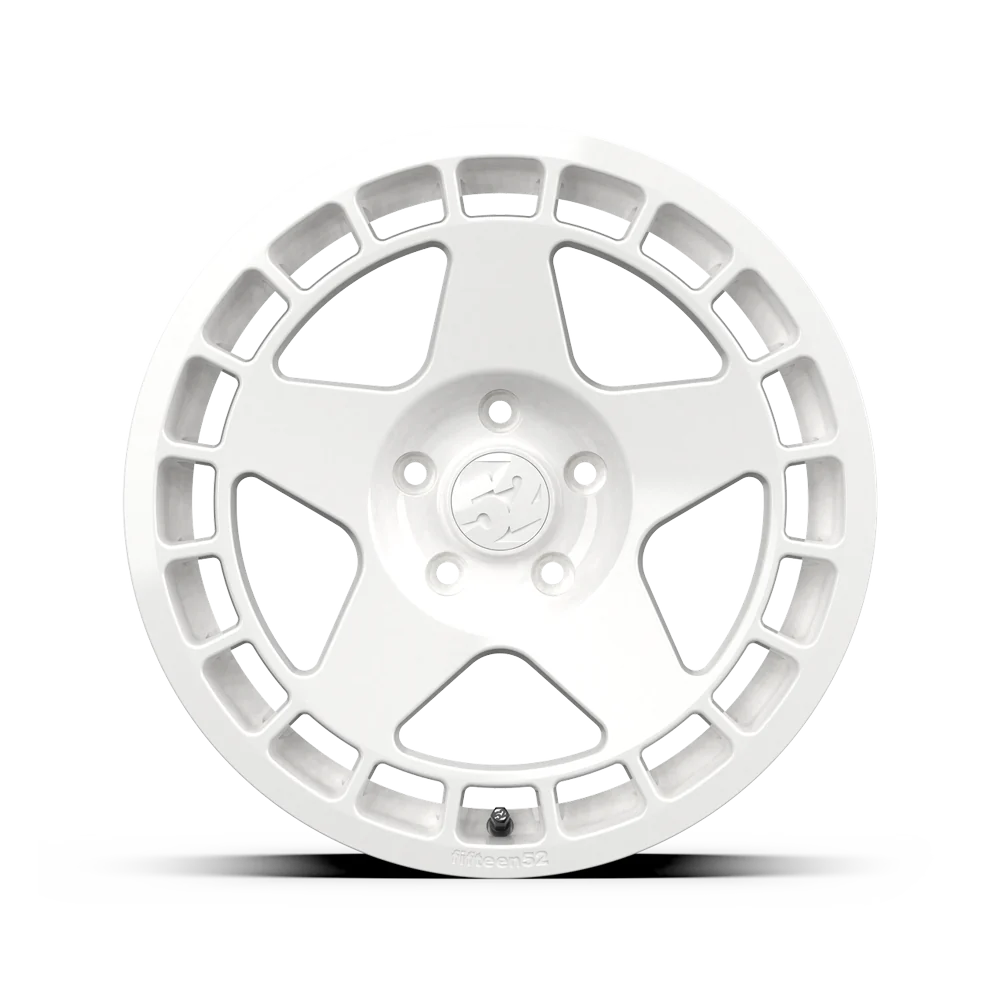 fifteen52 Turbomac 18x8.5 5x114.3 30mm ET 73.1mm Center Bore Rally White Wheel fifteen52