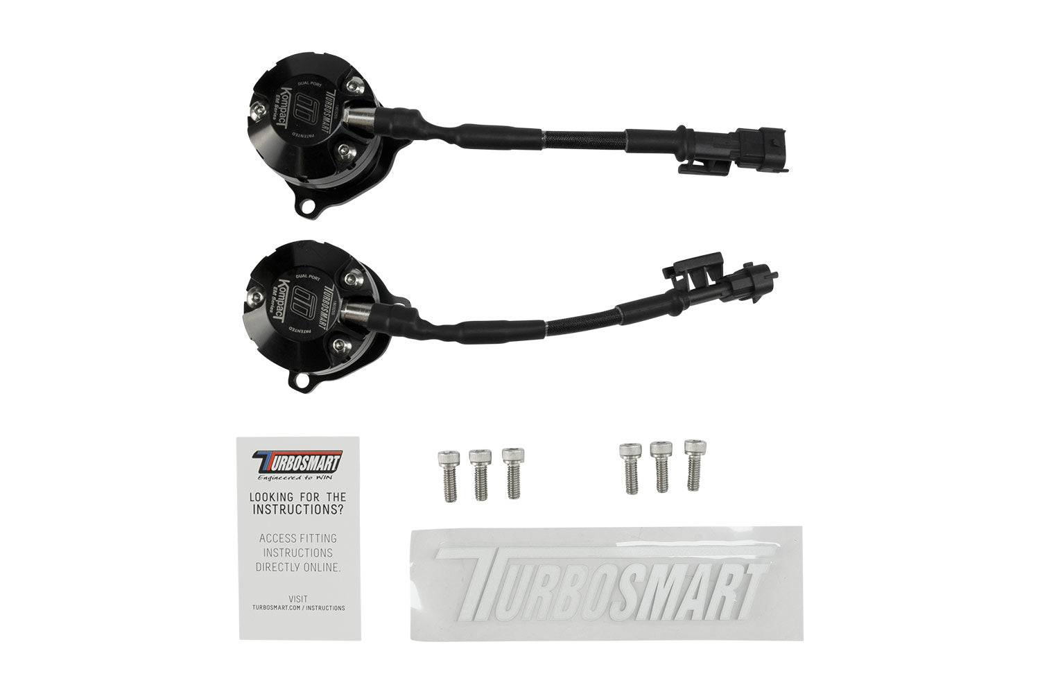 Turbosmart Kompact EM Dual Port Blow Off Valve for Ferrari 488 TS-0223-1065