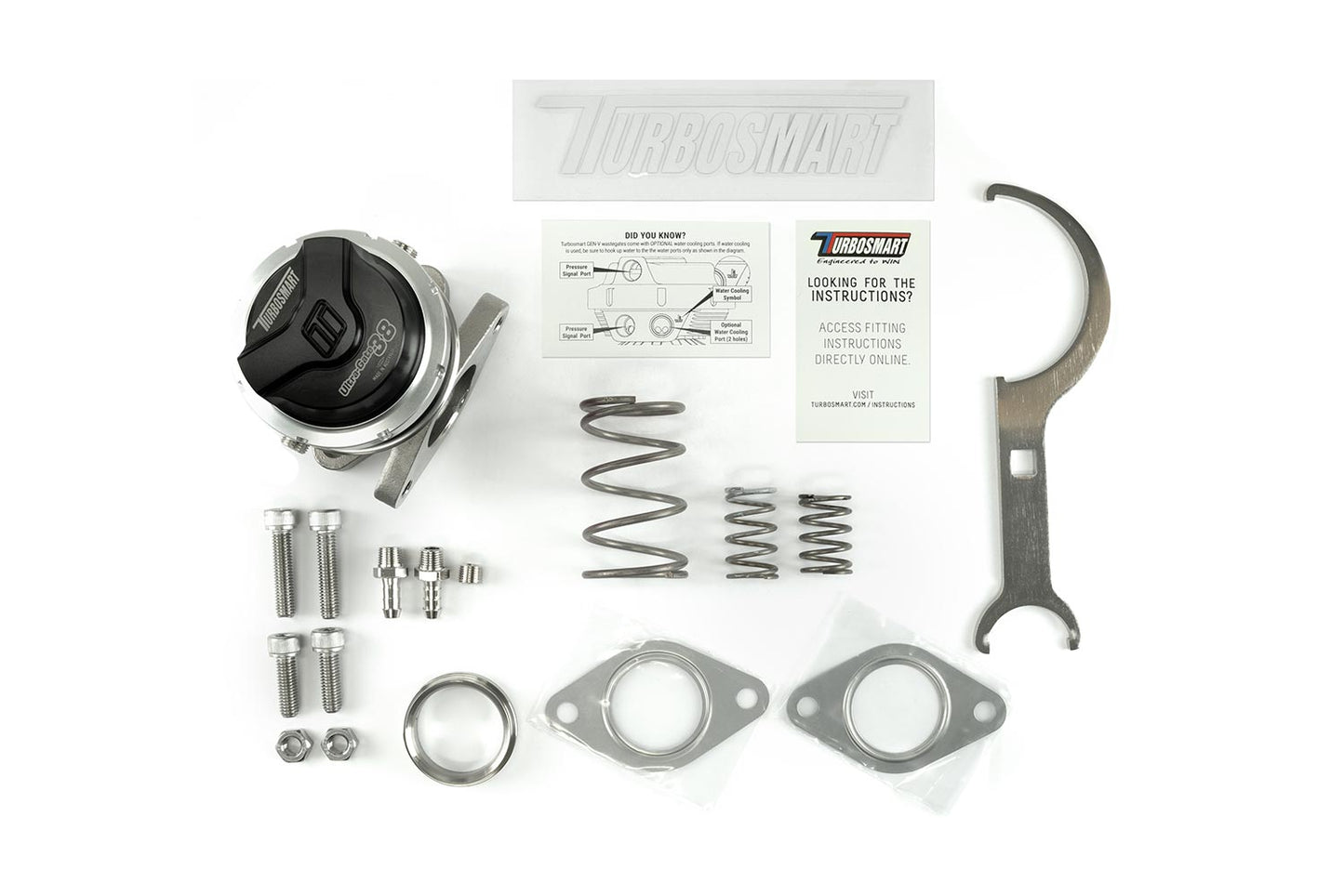Turbosmart GenV UltraGate38 7PSI External Wastegate – Black (SKU: TS-0551-1002)