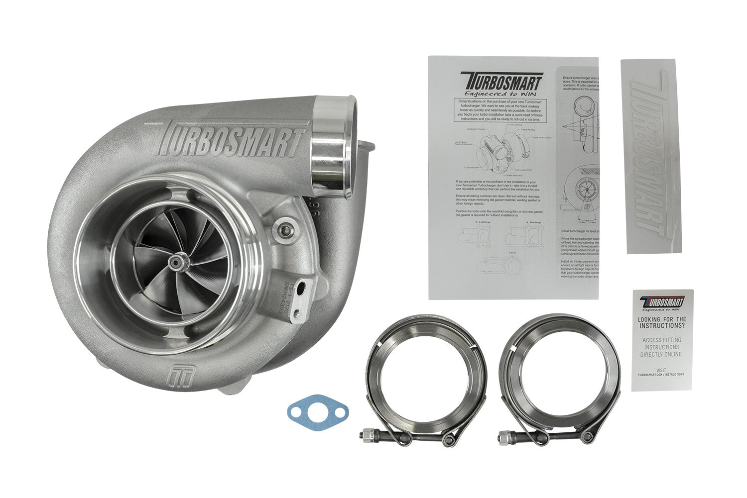 Turbosmart TS-1 7170 Kompact V-band 1.07 A/R externally wastegated performance turbocharger