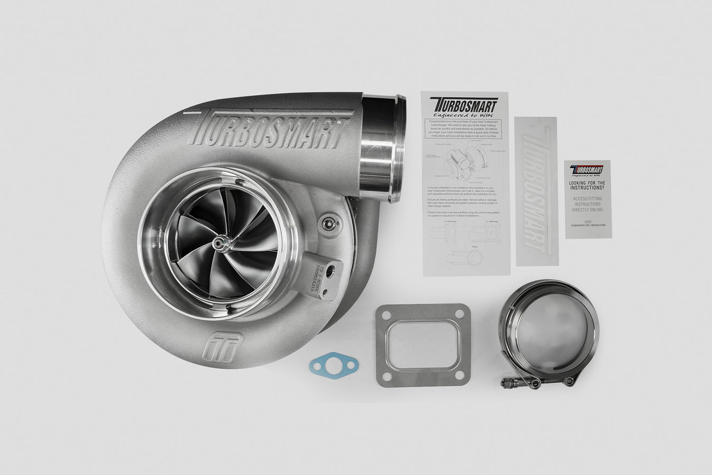 Turbosmart TS-1 8280 T4 1.24 A/R externally wastegated performance turbocharger