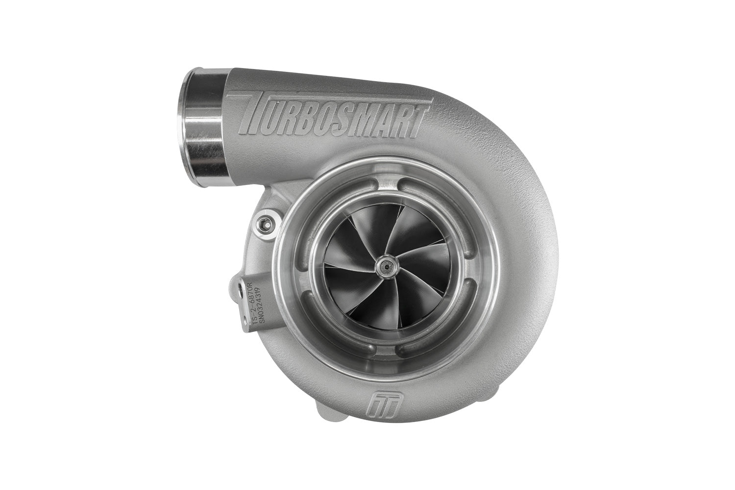 Turbosmart TS-2 6870 Kompact reverse-rotation V-band 1.07 A/R externally wastegated turbocharger