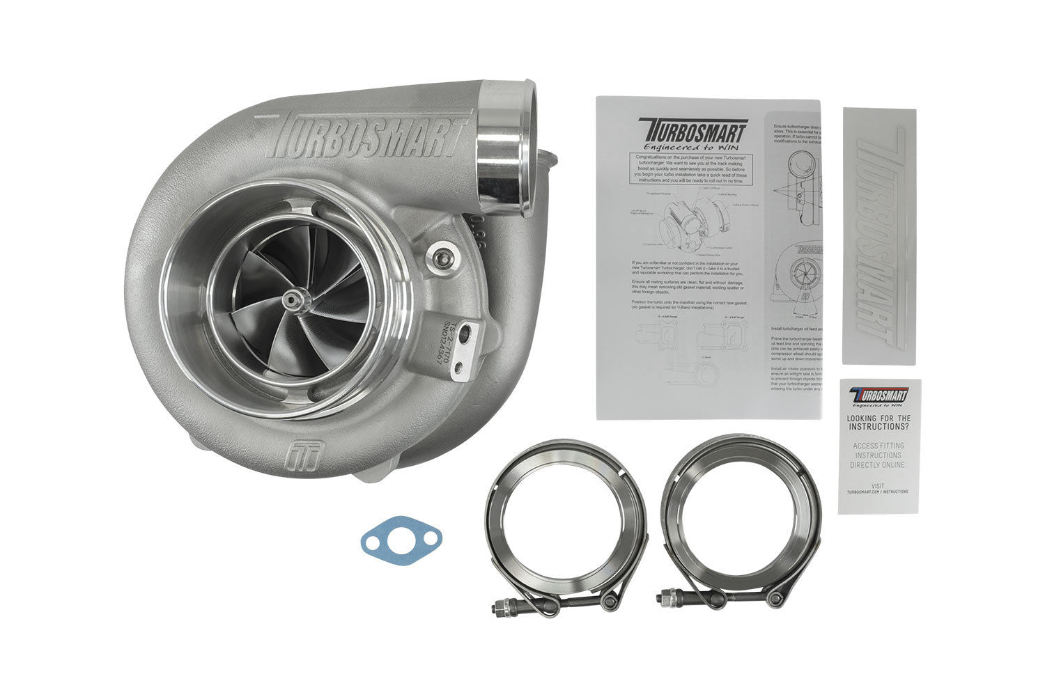 Turbosmart TS-2 7170 Kompact V-band 1.07 A/R externally wastegated turbocharger