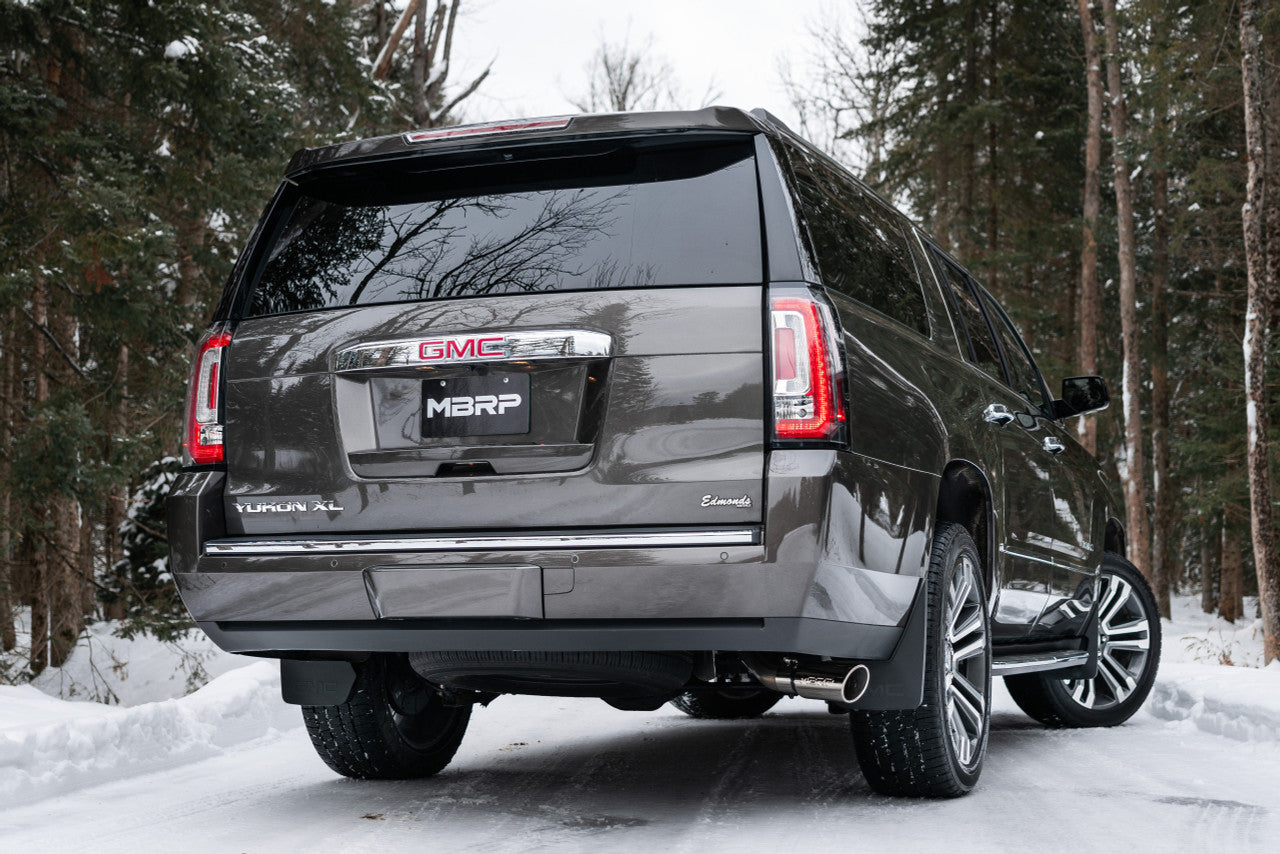MBRP 15-20 GM Tahoe/Suburban/Yukon/Yukon XL/Escalade Aluminized Steel 3in. Cat Back -Single Side S5043AL MBRP