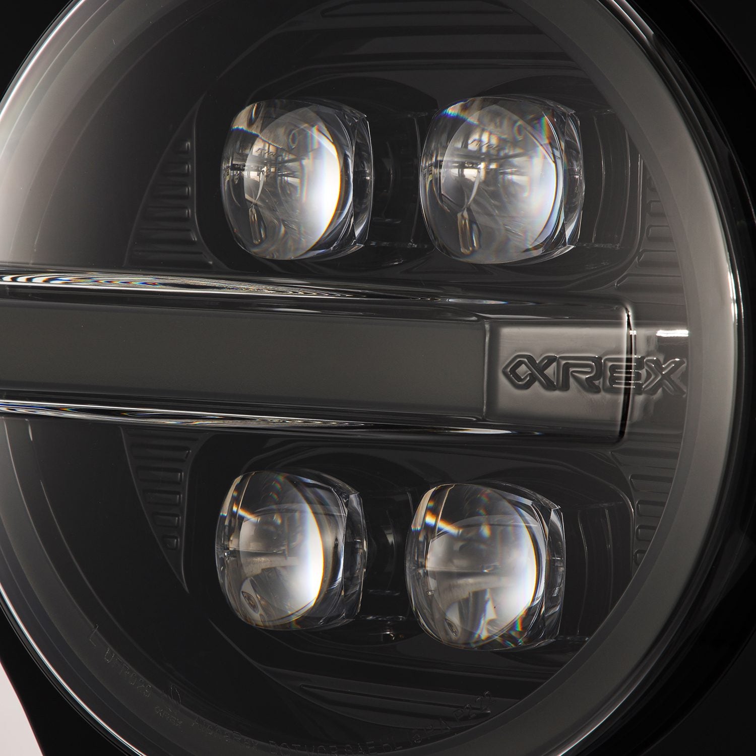 AlphaRex 21-23 Ford Bronco /22-23 Ford Bronco Raptor NOVA-Series LED Projector Headlights Alpha-black - 880259 AlphaRex