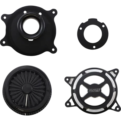 Vance & Hines HD Touring 08-16 VO2 X Intake Black Contrast