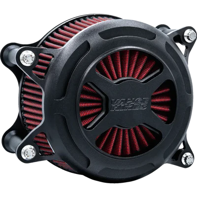 Vance and Hines 23-24 Touring Models V02 X Air Intake - Wrinkle Black