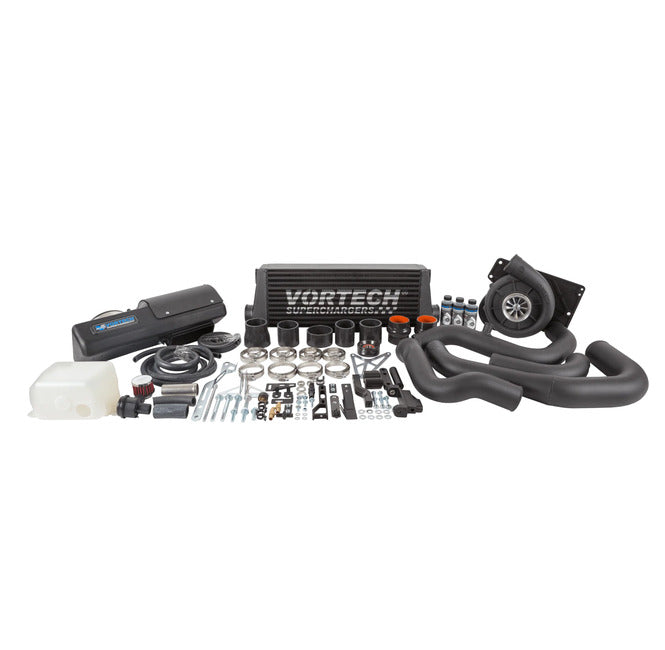 Vortech 4TF218-114L V-3 H67B supercharger tuner kit for Scion FR-S, Subaru BRZ and Toyota 86 with black finish and air-to-air charge cooler