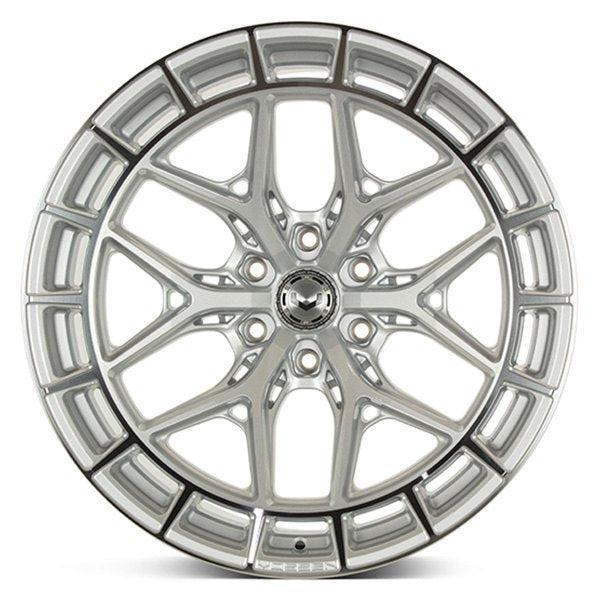 Vossen HFX-1 20x10.5 - 5x120 - ET38 - Deep - 72.56 - Silver Polished Wheel- HFX1-0B08