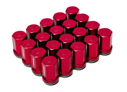 Vossen 35mm Lug Nut - 12x1.5 - 19mm Hex - Cone Seat - Red (Set of 20)- LUG-N1250-RD