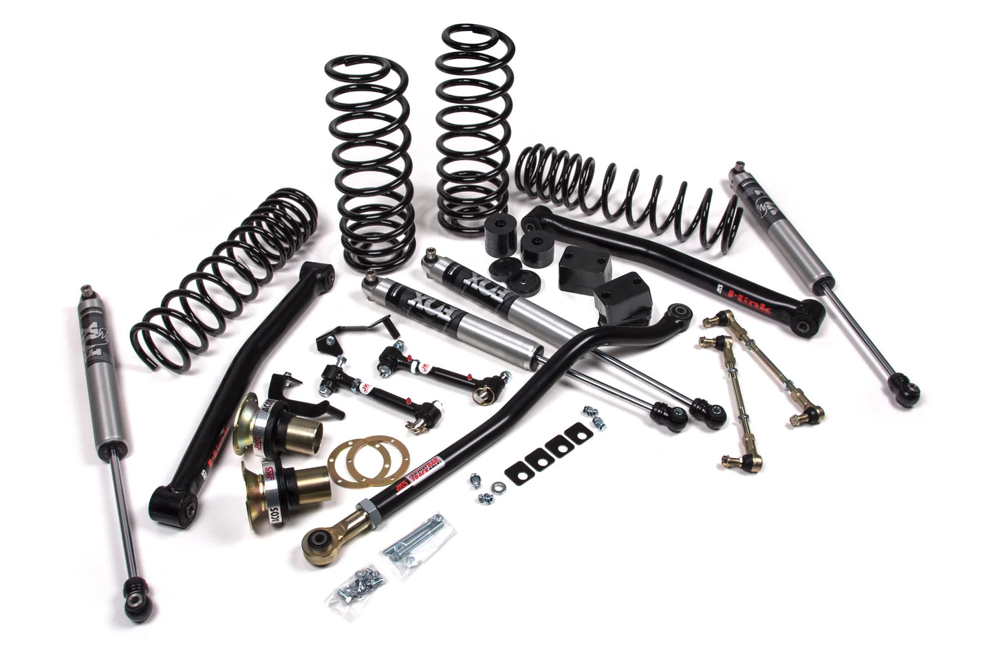 JKS Jeep JL J-Kontrol 3.5in 4Dr w/Fox 2.0 Performance Series Shocks HD Rate Coils