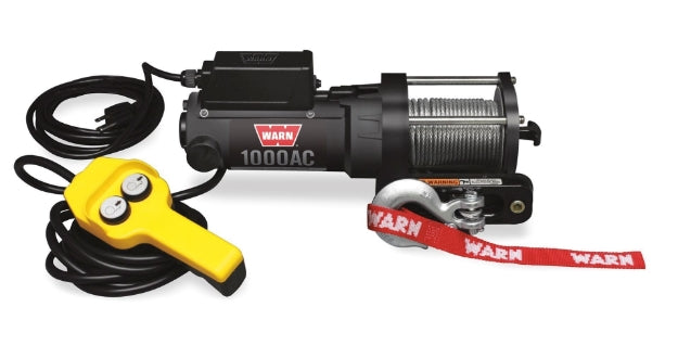 WARN 1000 AC Electric Winch 1,000 lb 120V Utility – 80010