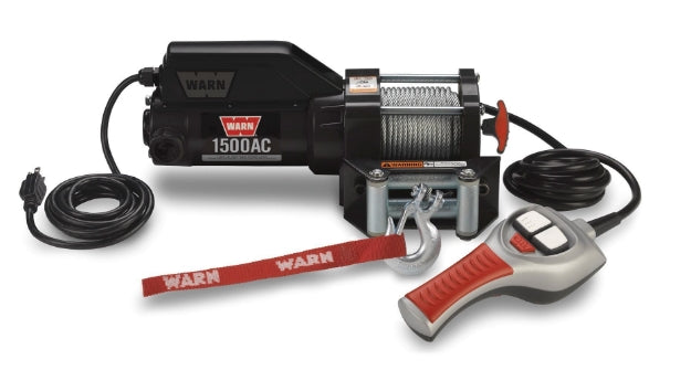 WARN 1500 AC Utility Winch 1,500 lb 120V Electric – 85330
