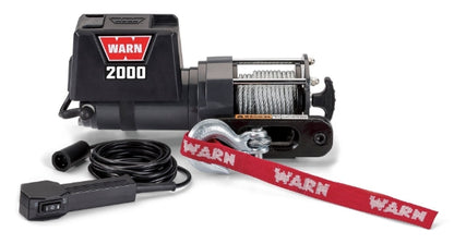 Warn 92000 2000 DC 12V Electric Winch – 2,000 lb Capacity