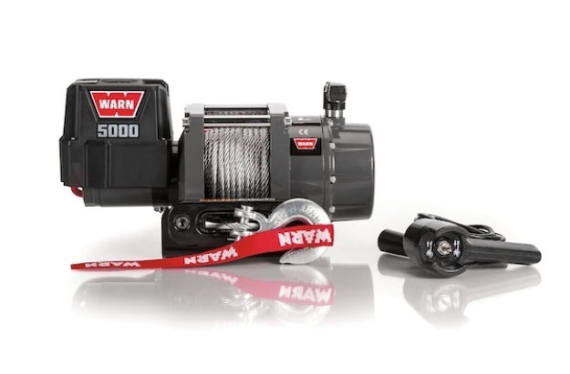 Warn 99963 5000 DC Series 12V Electric Winch – 5,000 lb Steel Cable
