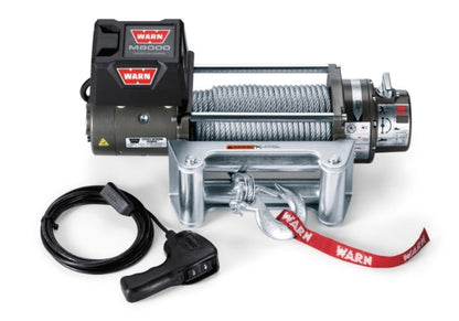 WARN M8000 Winch 8,000 lb Steel Rope Roller Fairlead – 26502