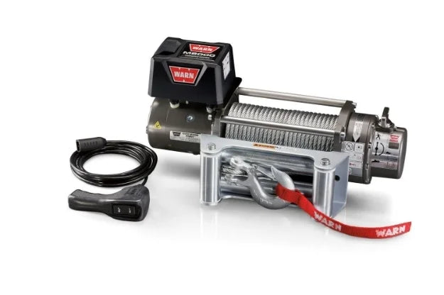 WARN M8000 Winch 8,000 lb Steel Rope Roller Fairlead – 26502