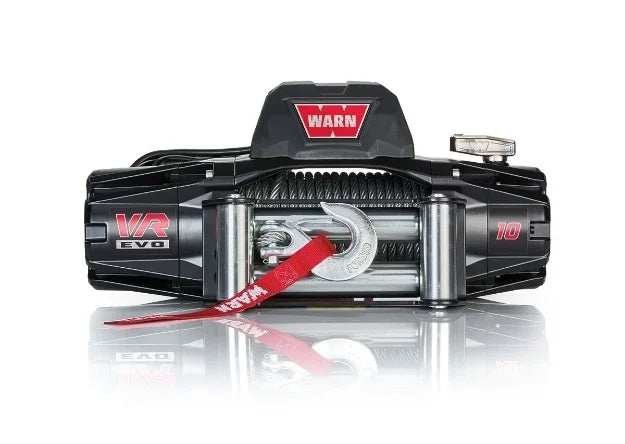 WARN VR EVO 10 Winch 10,000 lb Steel Rope Roller Fairlead – 103252
