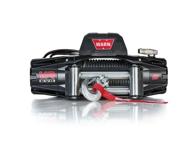 WARN VR EVO 8 Winch 8,000 lb Steel Rope Roller Fairlead – 103250
