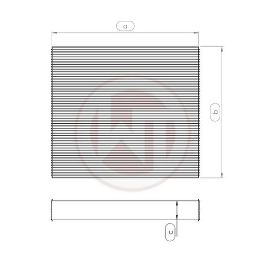Wagner Tuning 563x468x32mm Radiator Core