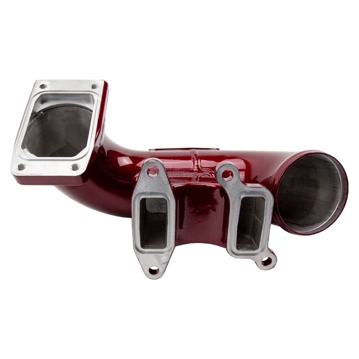 Wehrli WCF100163-CRO 3 inch Y-bridge kit chevy orange LBZ Duramax high flow intake