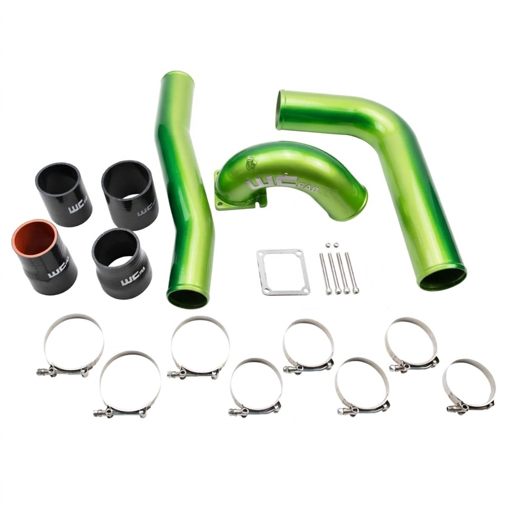 Wehrli WCF100329-CT 5.9 Cummins stage 1 intake bundle candy teal intercooler pipes