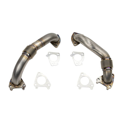 Wehrli WCF100590 LB7 Duramax 2 inch stainless up pipe kit with gaskets