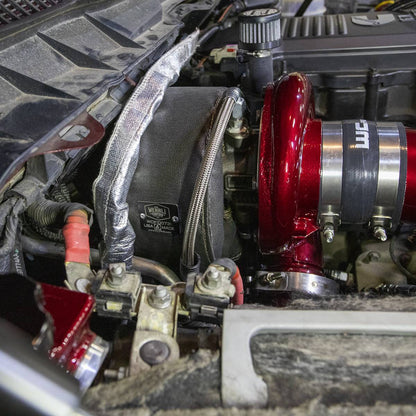 Wehrli WCF100731 T4 turbo heat blanket for S300 S400 Garrett Holset turbochargers installed