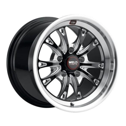 Weld S157 18X10 Belmont Drag 5X120 ET45 BS7.25 Gloss Black MIL Dia 78.1