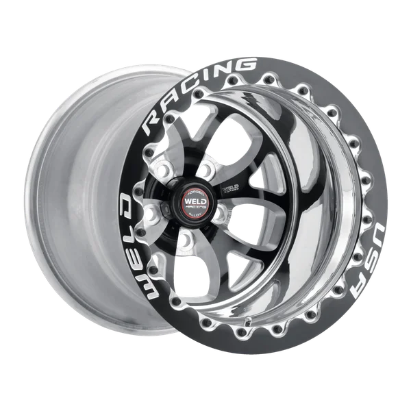 Weld 15x8 Black S76 5x4.75 4.5 BS Black SBL MT