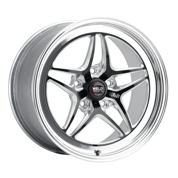 Weld S81 18x10 / 5x4.5 BS / 6.2 (18 ET) Polish 3.18 ID Medium Pad - Non Beadlock