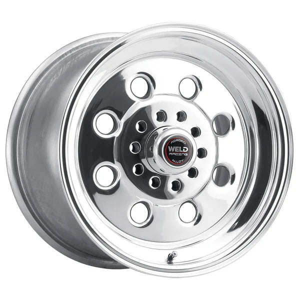 Weld Draglite 15x8 / 5x4.5/4.75 BP / 2.5in. BS Polished Wheel - Non-Beadlock