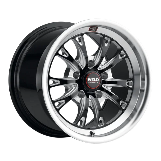 Weld Belmont Beadlock 15x10 / 5x114.3 BP / ET25 BS 6.48 DIA 78.1 Gloss Black MIL
