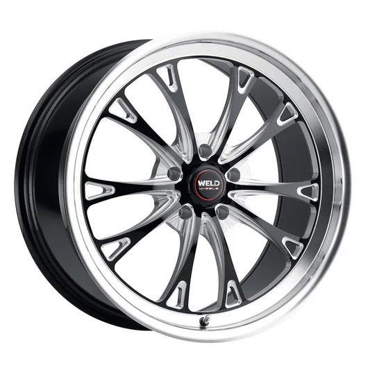 Weld S113 20X8 Belmont 5X120.65 ET00 BS4.50 Gloss Black MIL Dia 78.1