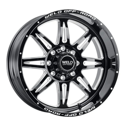 Weld Cheyenne W132 Series 20x12 / 8x180 / ET -44 / 124.3 CB - Gloss Black Milled