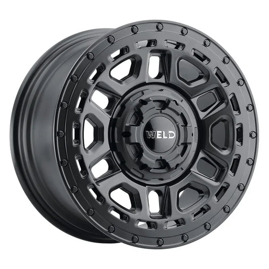 Weld Off-Road Crux 20x8.5in / 5x112 BP / ET +34 / 72.56mm Bore - Satin Black Wheel
