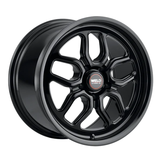 Weld Racing 17x10 Laguna Drag 5x115 ET00 BS5.5 Gloss BLK MIL DIA 78.1