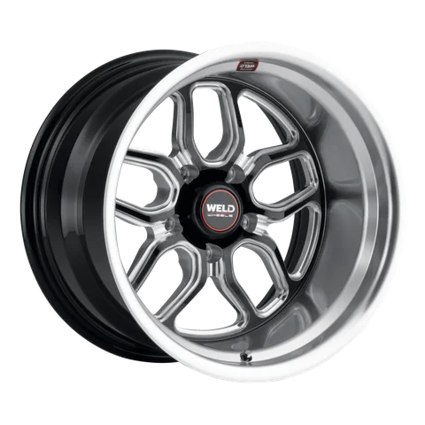 Weld S107 20X9.5 Laguna 5X120.65 ET50 BS7.2 Gloss Black MIL Dia 70.3