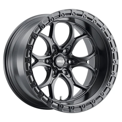 Weld W10809084575 Ledge 6 Satin Black 20x9 | Elite Race Fab