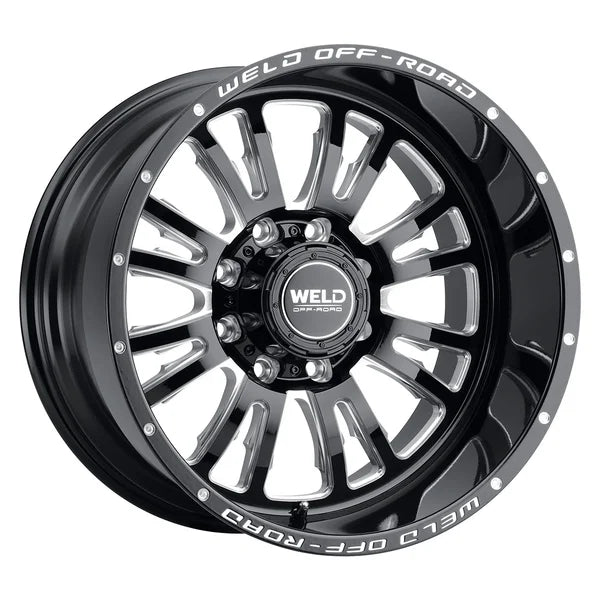 Weld Slingblade 20x9/8x165.1 BP/0 Offset/ 5 BS/125.1 Bore Gloss Black MIL