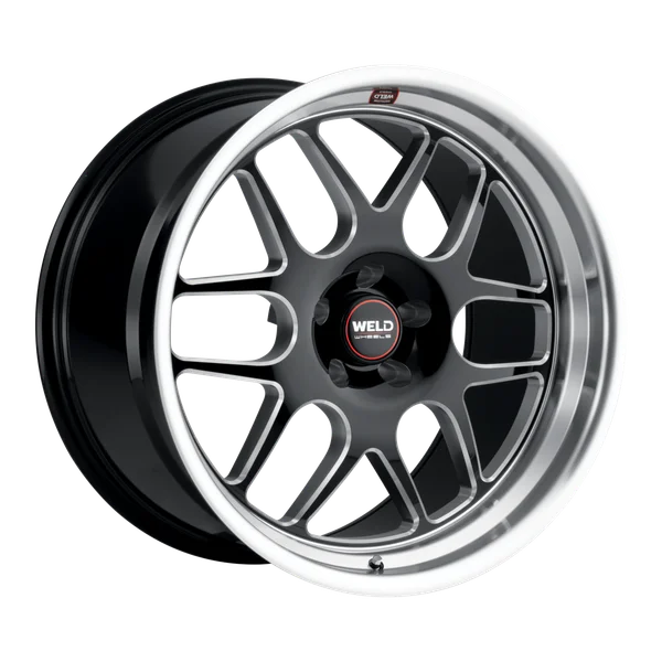 Weld Solana 20x9.5 / 5x135 BP / ET13 / 87.1mm Bore - Gloss Black MIL DIA Wheel