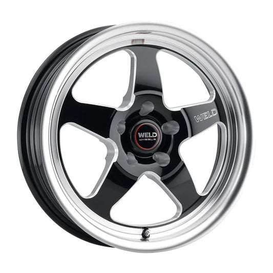 Weld S155 17x5 Ventura Drag 5x114.3 ET-21 BS2.18 Gloss BLK MIL DIA 78.1