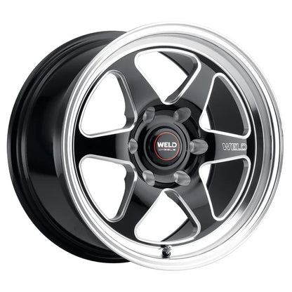 Weld S106 20x9.5 Ventura 6 6x139.7 ET28 BS6.375 Gloss BLK MIL DIA 106.1