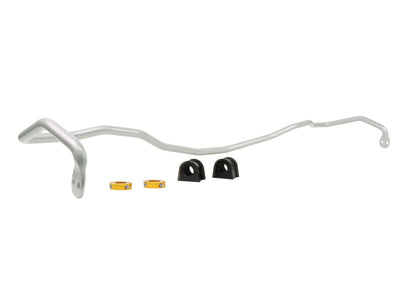 Car suspension component with small parts on a white background
