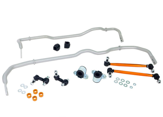 Whiteline BWK019 front and rear sway bar kit for Audi RS3 S3 A3 Quattro and VW Golf R MQB AWD