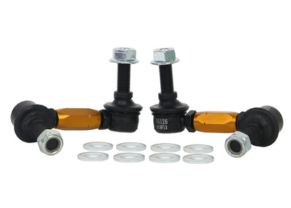 Whiteline KLC110 adjustable front sway bar endlinks for Nissan 350Z Infiniti G35 and Corvette