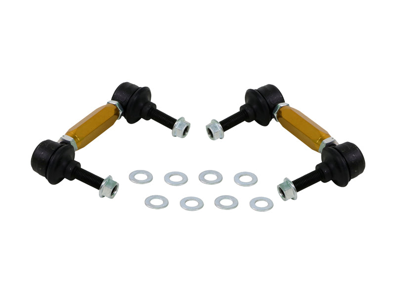 Whiteline KLC141 adjustable rear sway bar endlinks for Audi Chevy Infiniti Lexus Mazda Nissan Toyota and Volkswagen
