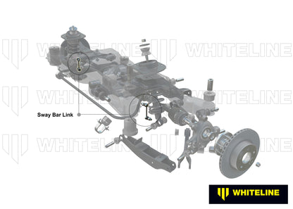 Whiteline KLC233 adjustable rear sway bar end link kit for BMW 2 Series M2 M3 and M4